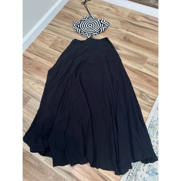 Mara Hoffman Swim NWT Starbasket black maxi dress, size XS - Picture 3 of 12